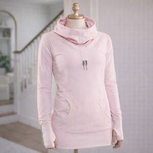 Lululemon Run: Stay On Course Pullover Pig Pink SZ 8